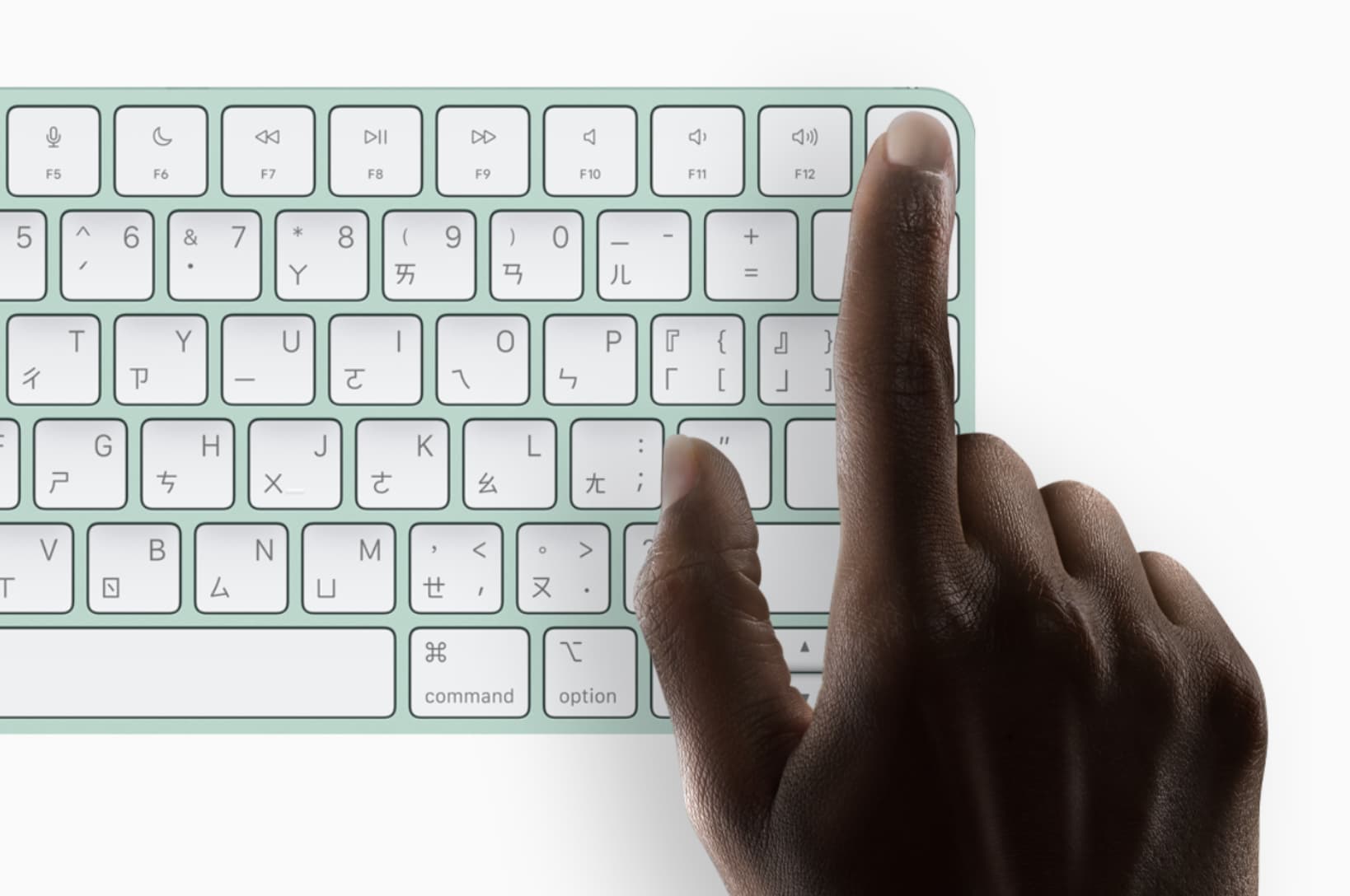 同色系鍵盤滑鼠組、巧控鍵盤加入Touch ID