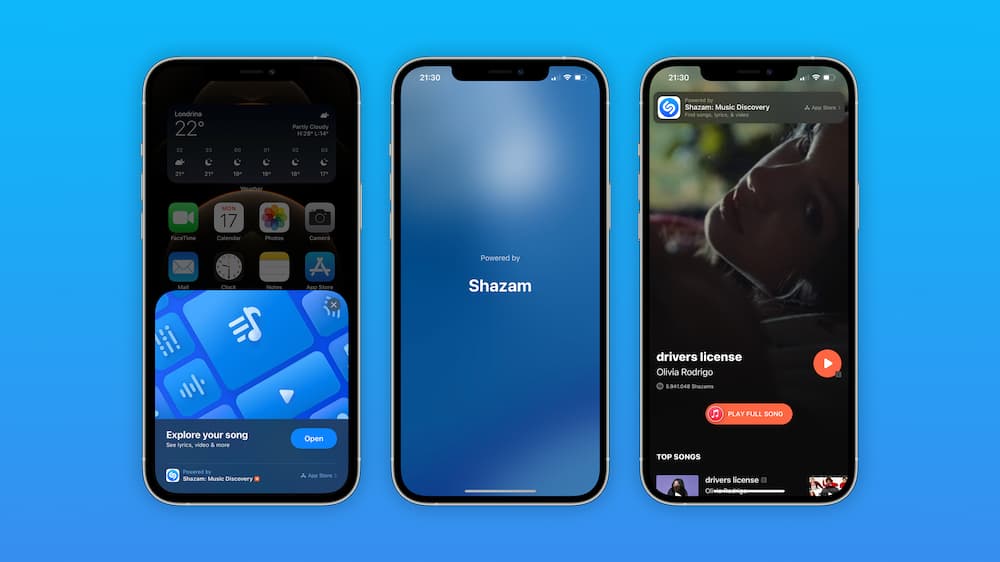 Shazam 採用 App Clip 型式