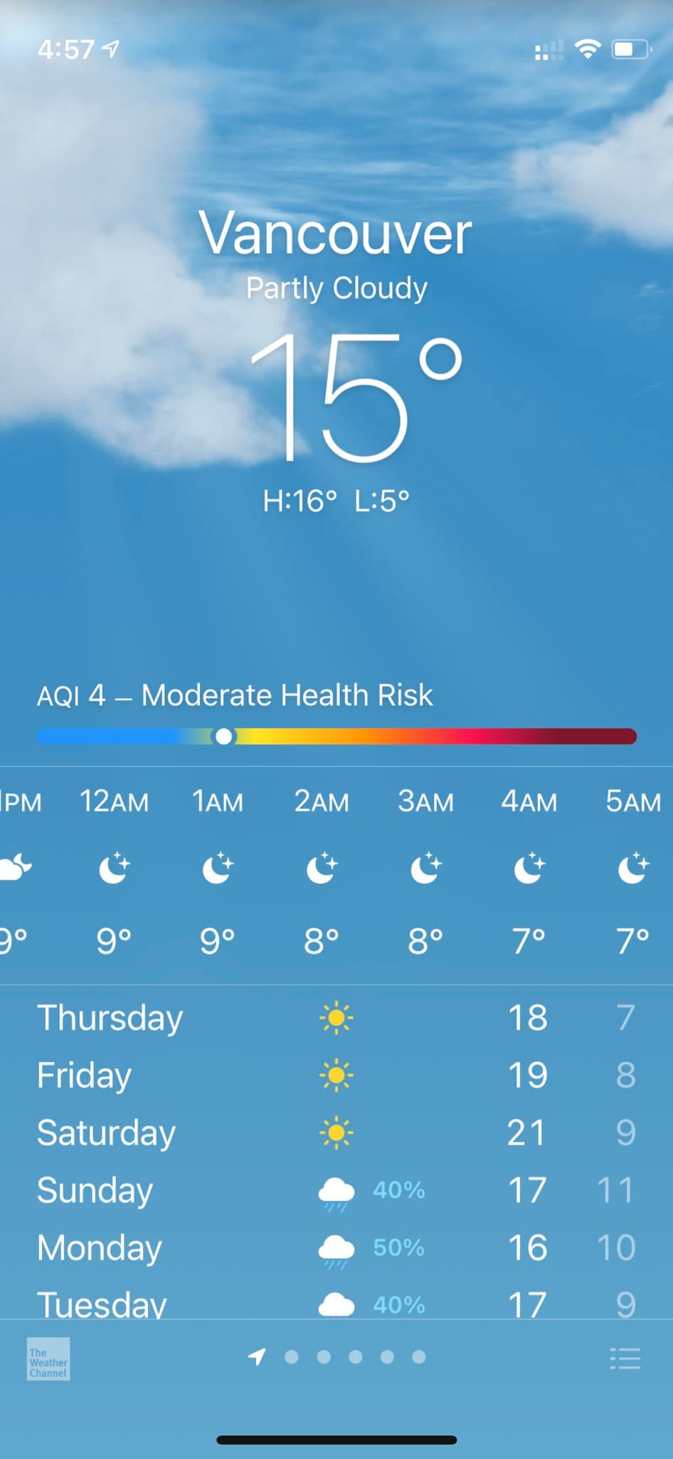 天氣App新增空氣品質