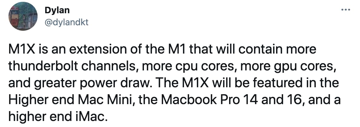 Dylandkt爆料14吋和16吋MacBook Pro規格