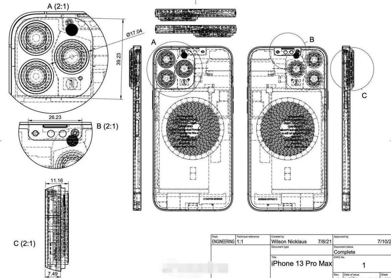 apple iphone 13 rose gold prototype revealed 3