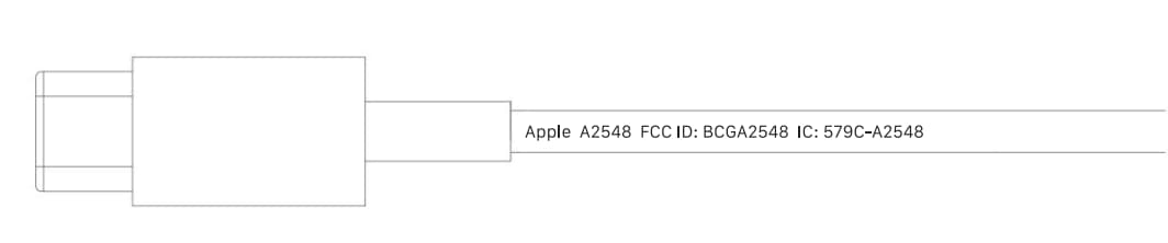 Apple新款MagSafe充電器配件型號為A2548