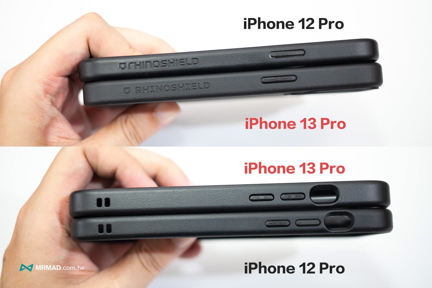 iPhone 13 Pro vs. iPhone 12 Pro 保護殼3