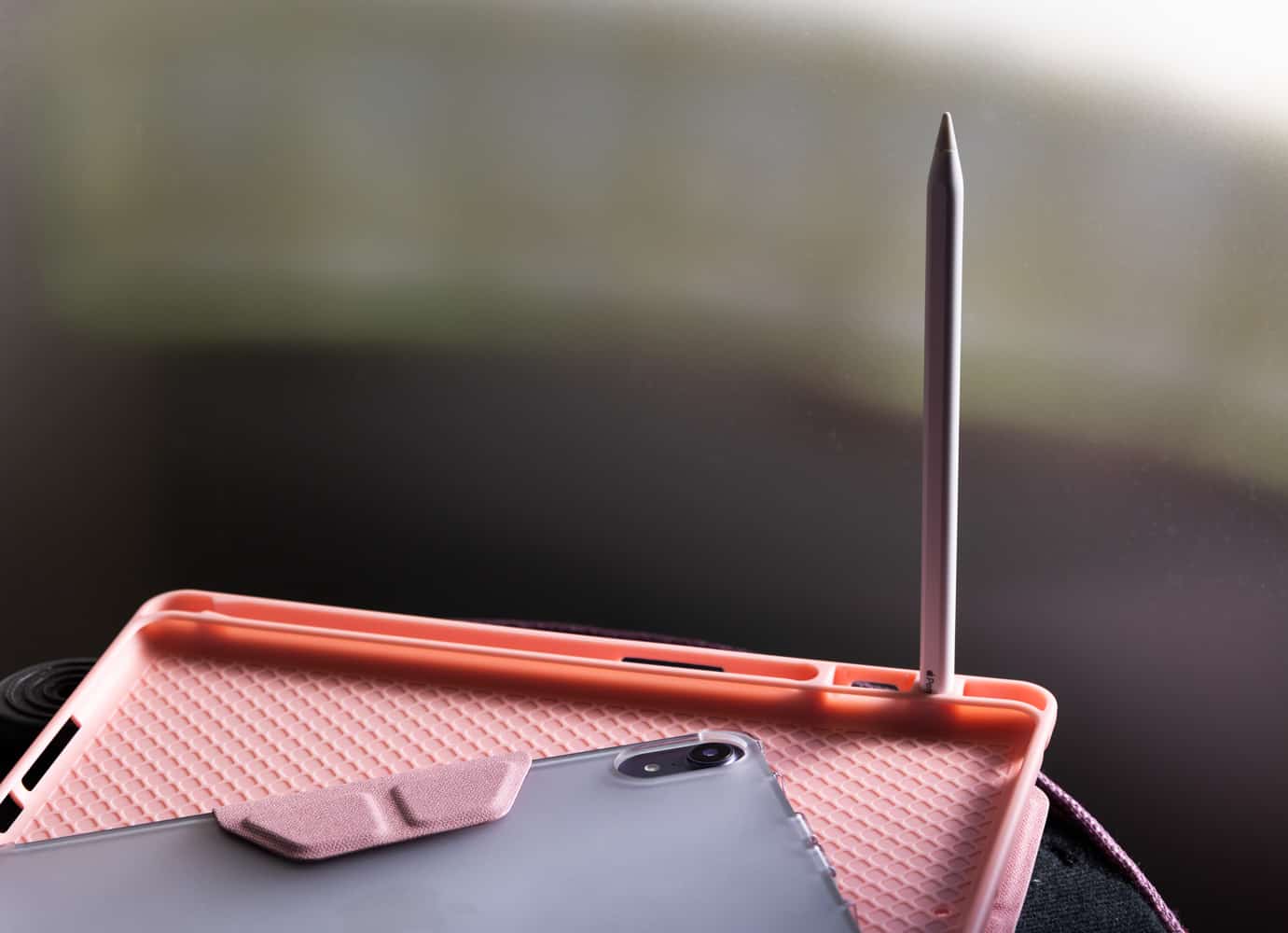 JTLEGEND iPad mini 2021 Amos 8.3吋 相機快取多角度折疊布紋皮套(含Apple pencil槽+磁扣)4