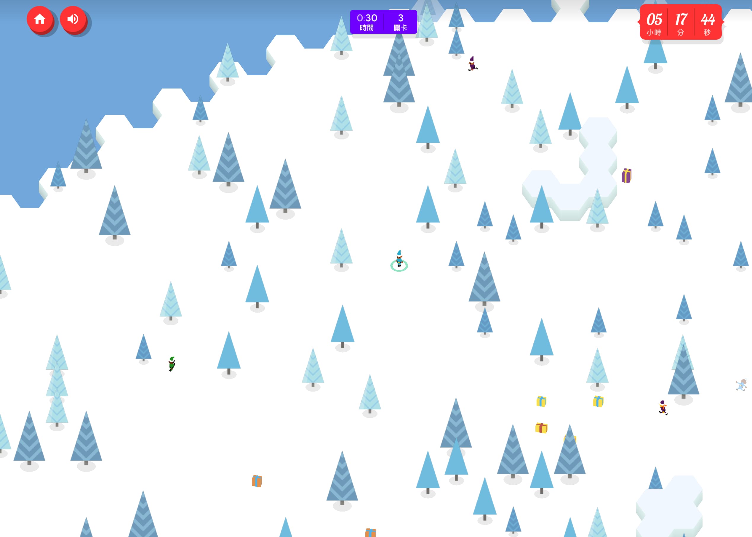 Google聖誕老人追蹤器「雪球大戰」