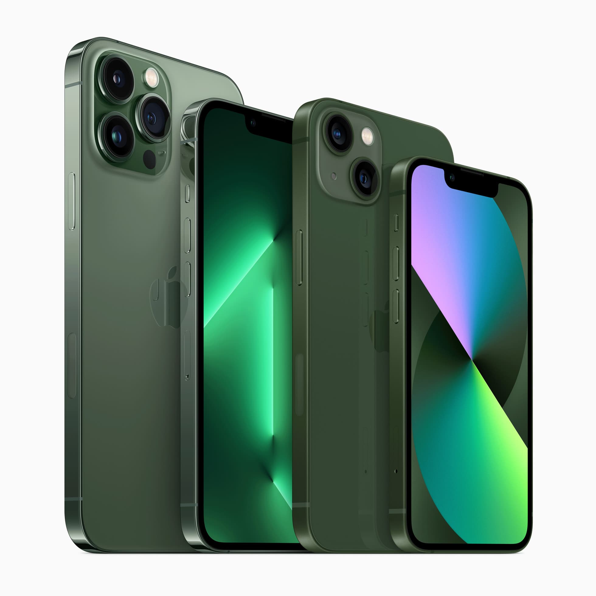 iPhone 13 系列新增兩款綠色外觀