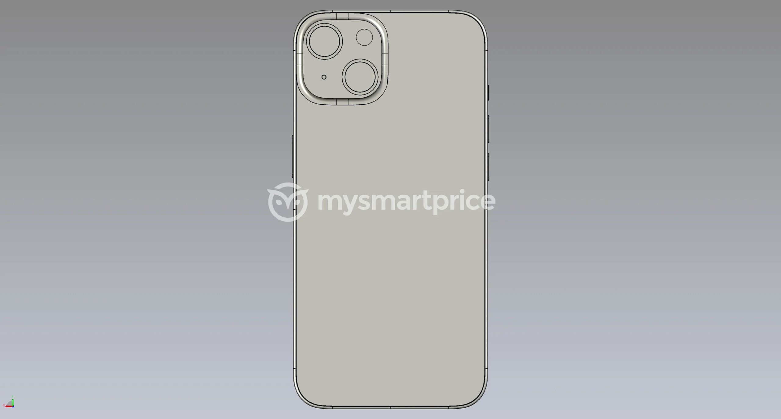 iPhone 14 CAD模型圖曝光，外觀設計看不出來有變化？