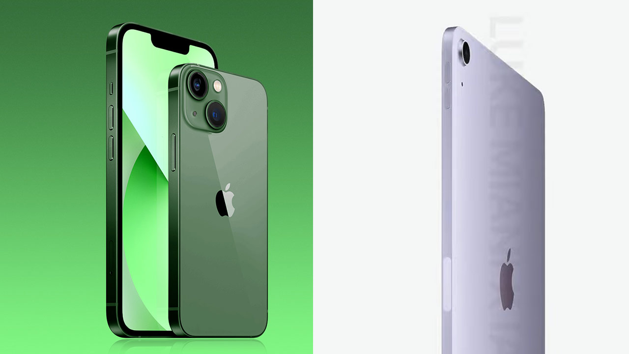 iPhone 13 綠色與iPad Air 紫色傳在蘋果發表會登場