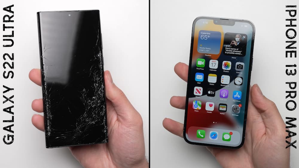 iPhone 13與Galaxy S22 Ultra誰比較耐摔實測4