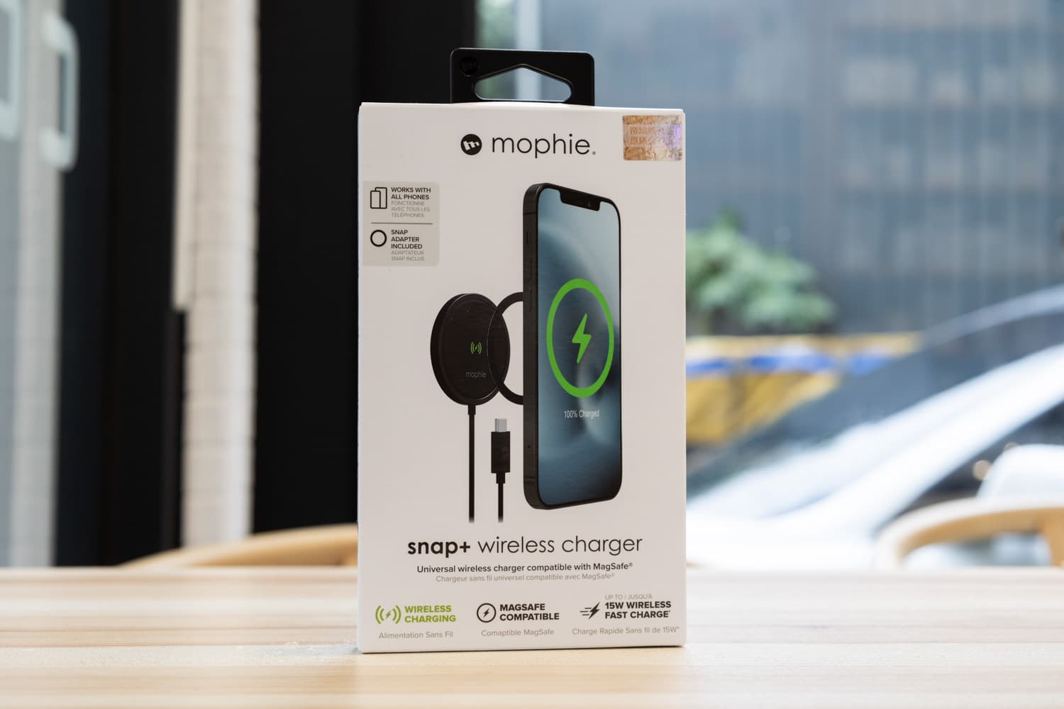 mophie Snap+MagSafe 15W磁吸無線快充充電盤