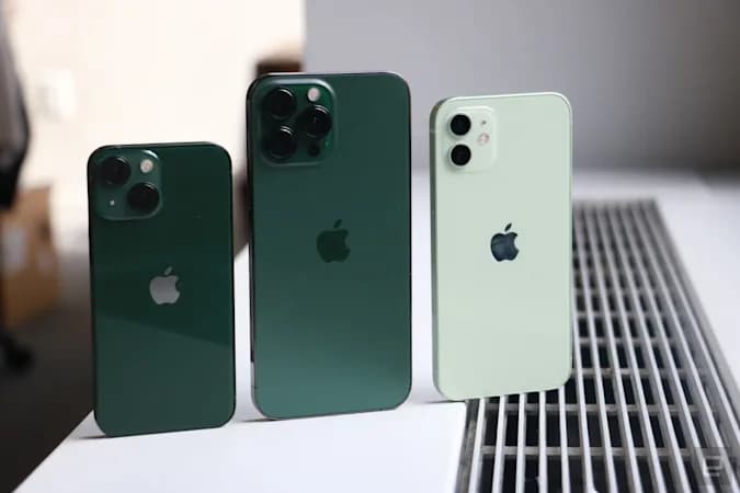 兩款 iPhone 13 綠色差異2