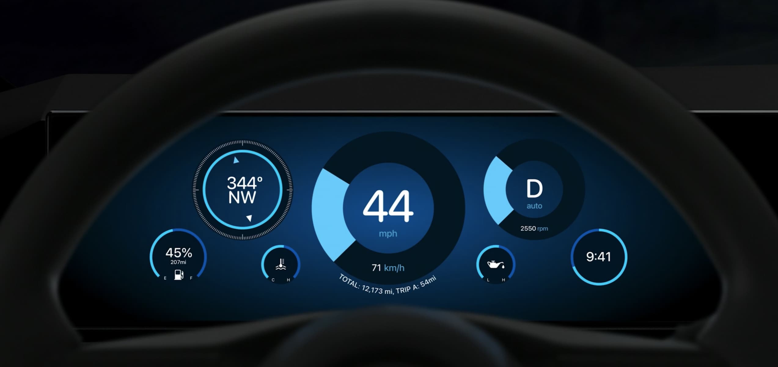 新一代CarPlay儀表板資訊