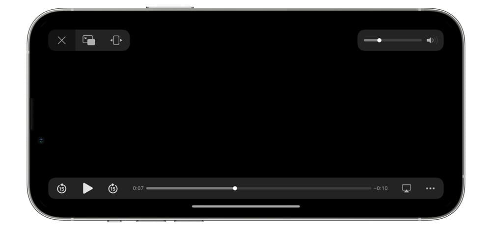 iOS 15 video player old interface