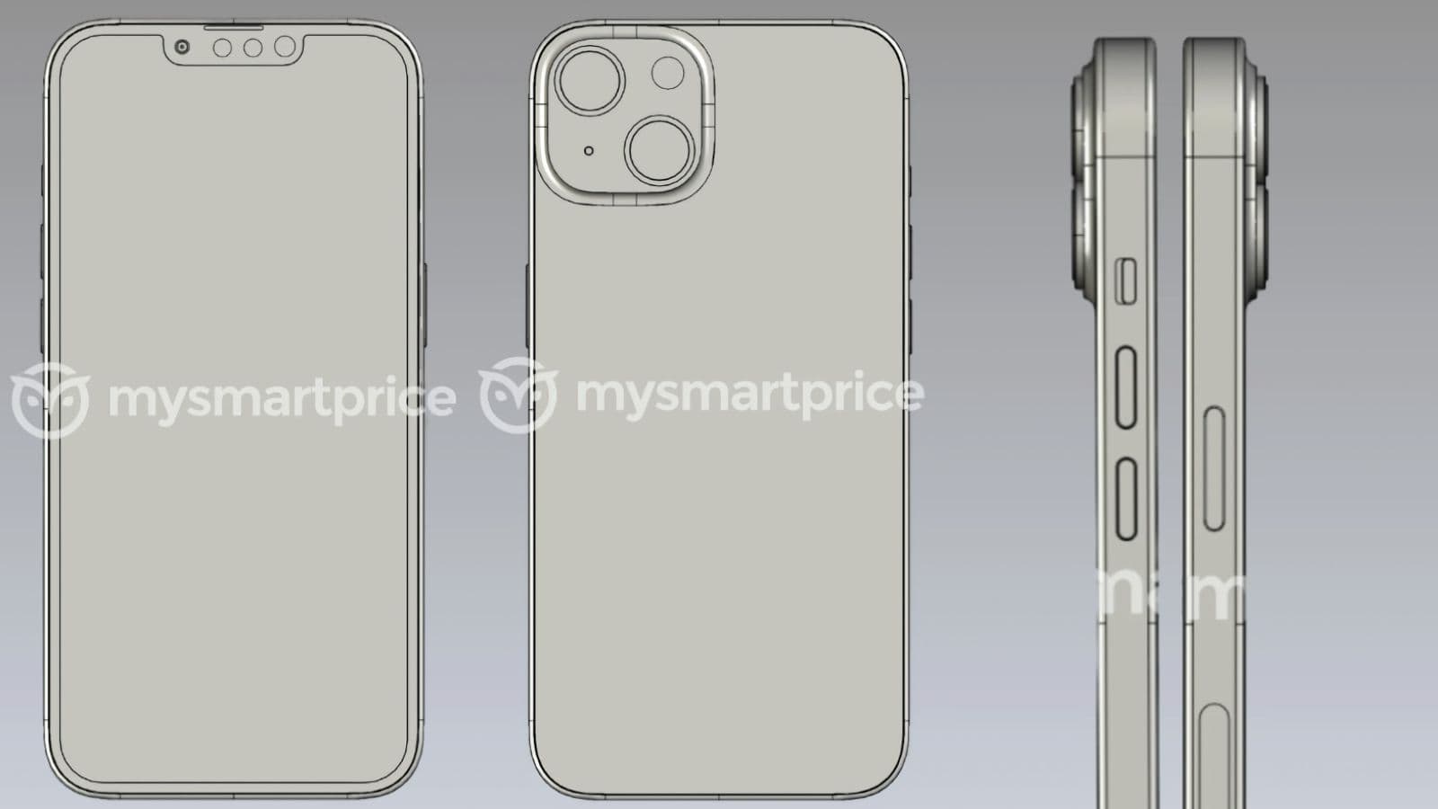 iPhone 14基本款CAD設計圖