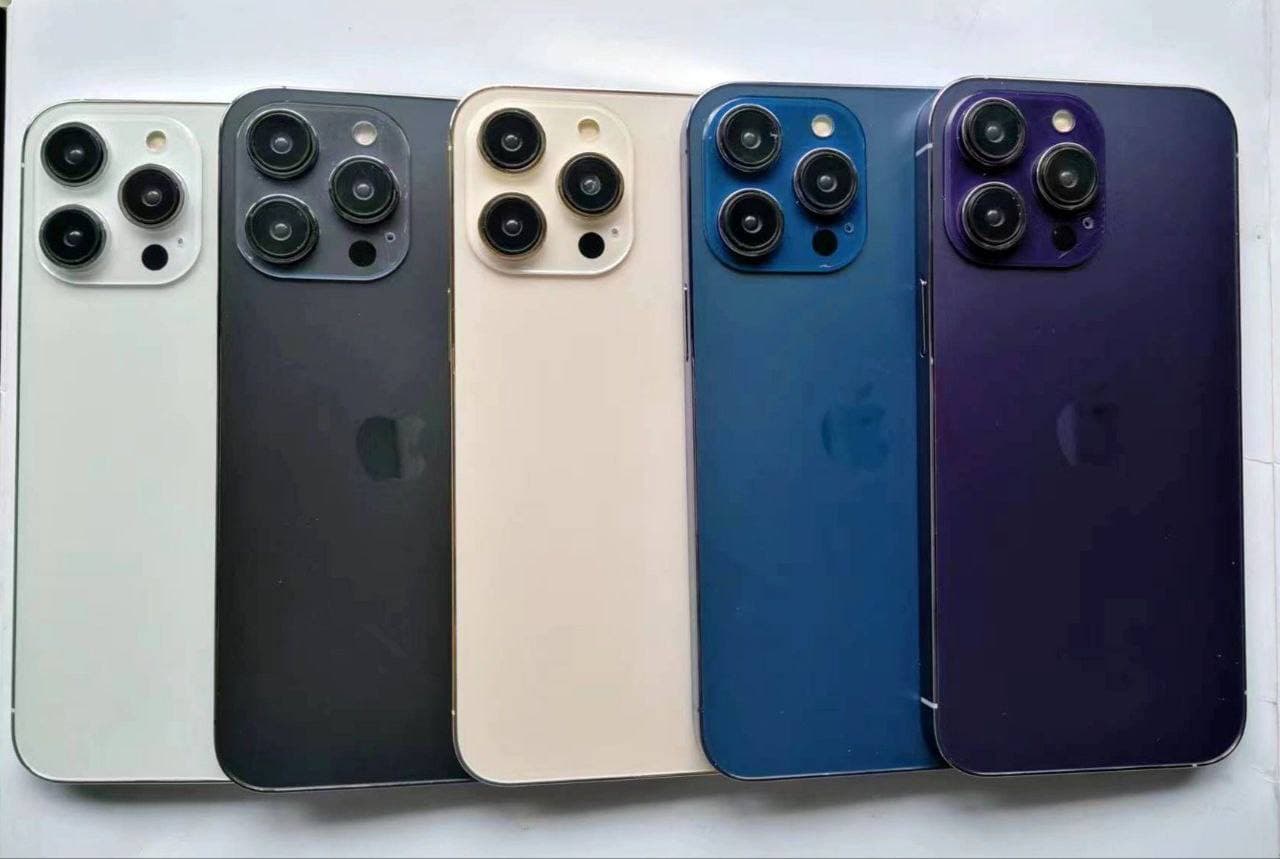 iphone 14 pro purple real machine exposure 3a