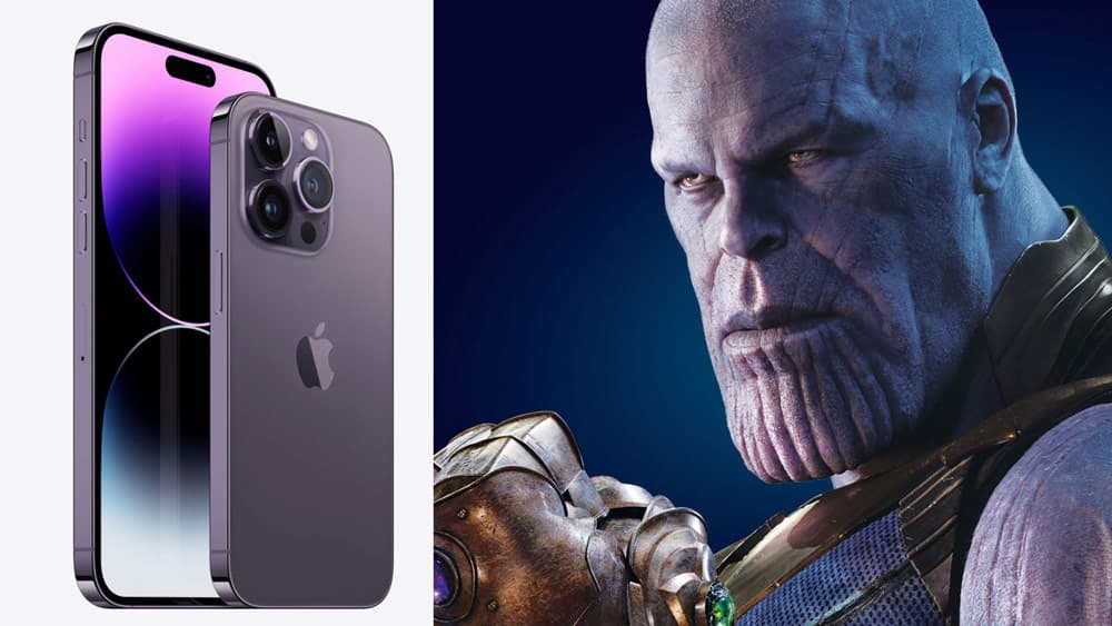 iphone 14 pro dark purple real machine 4