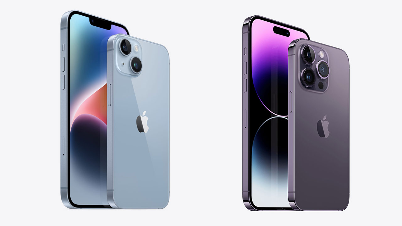 iPhone 14 與 iPhone 14 Pro 外觀、顏色差異比較