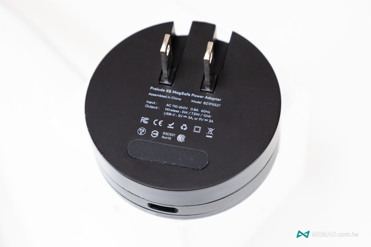 Prelude XS 充電插頭無線化設計