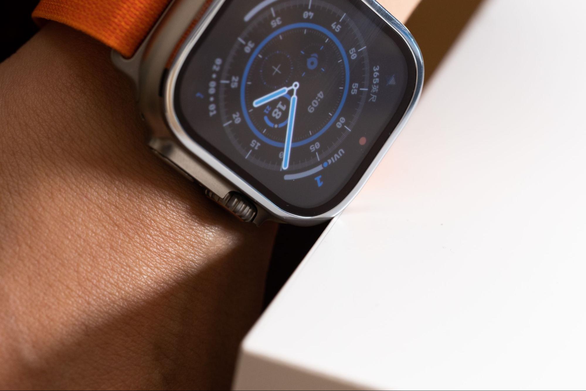 Apple Watch Ultra 藍寶石保護貼和邊框完美保護