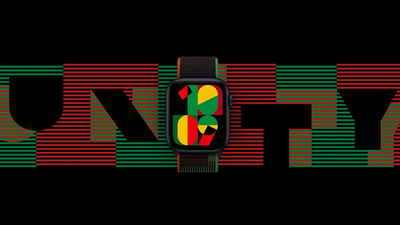 Apple 慶祝黑人歷史月，推出Back Unity 限定錶帶桌布和挑戰賽