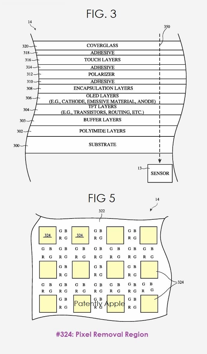 apple next generation under screen face id patent 1