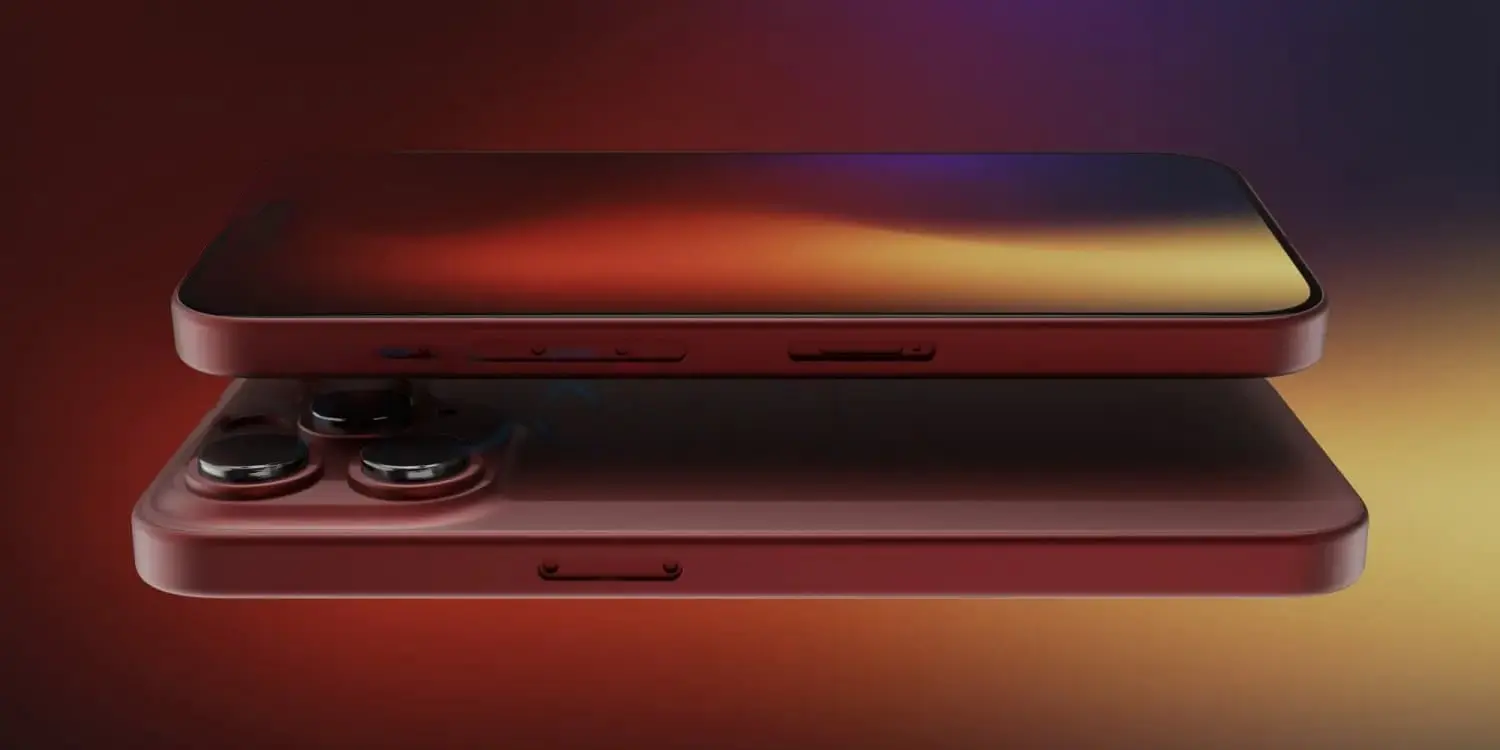 iphone 15 pro red render 1