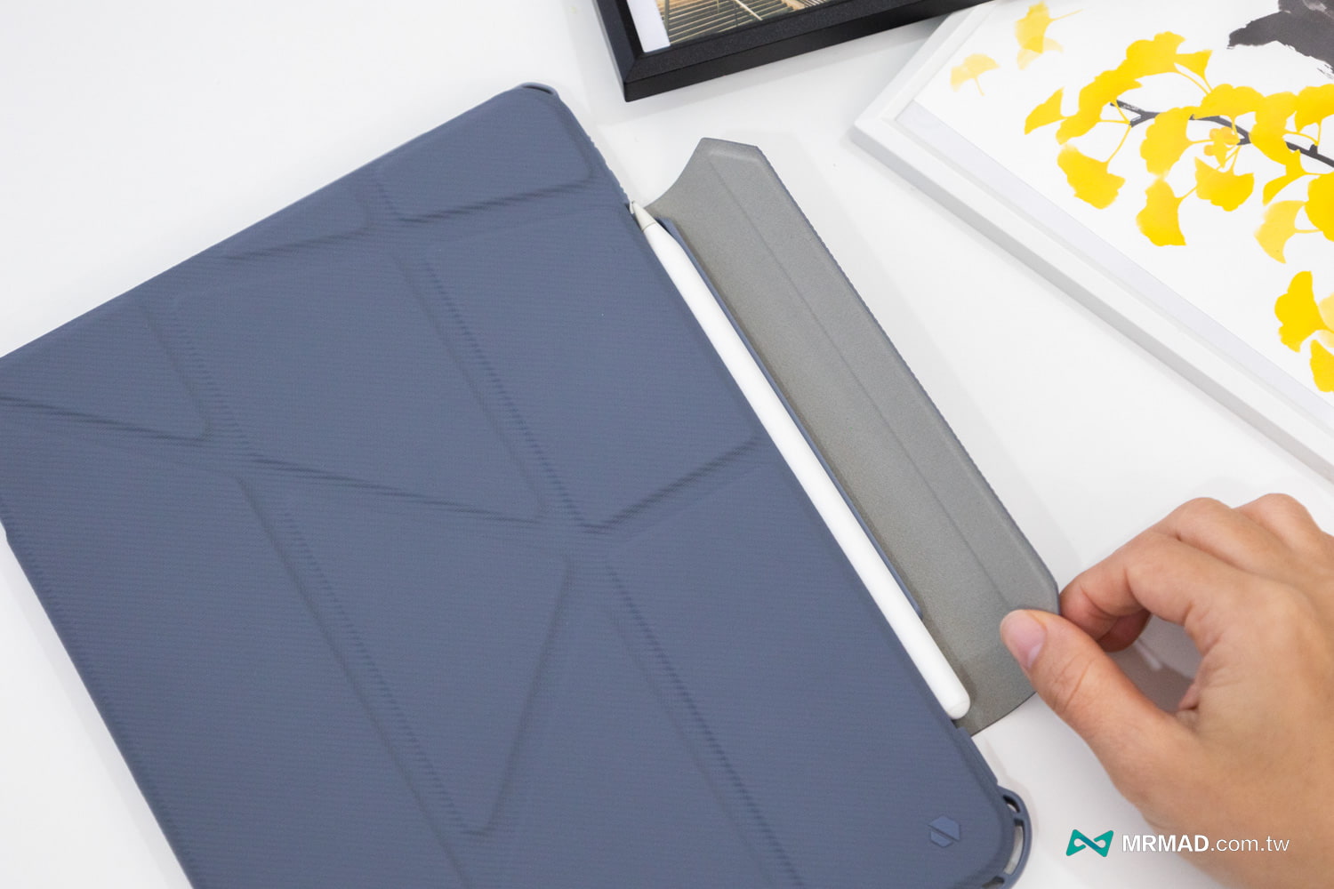 JTLEGEND Mighty Shield iPad Pro 保護殼-Apple Pencil 磁吸收納槽