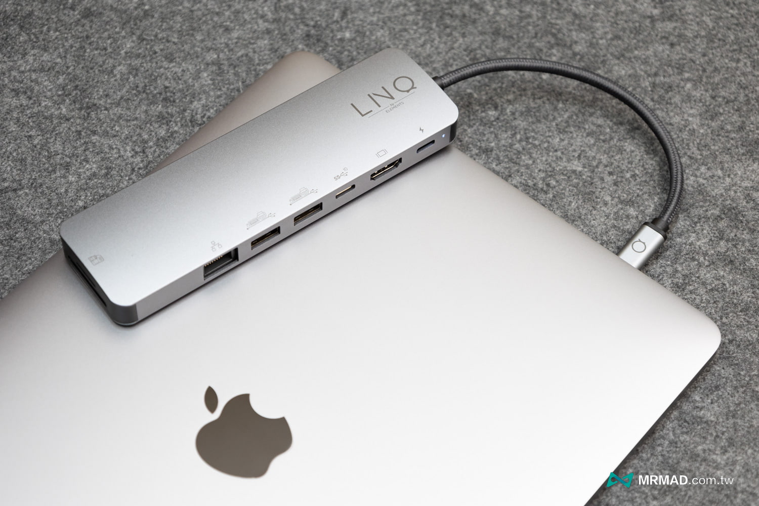 丹麥LINQ 9合1 SSD Pro Studio Hub 集線器開箱12
