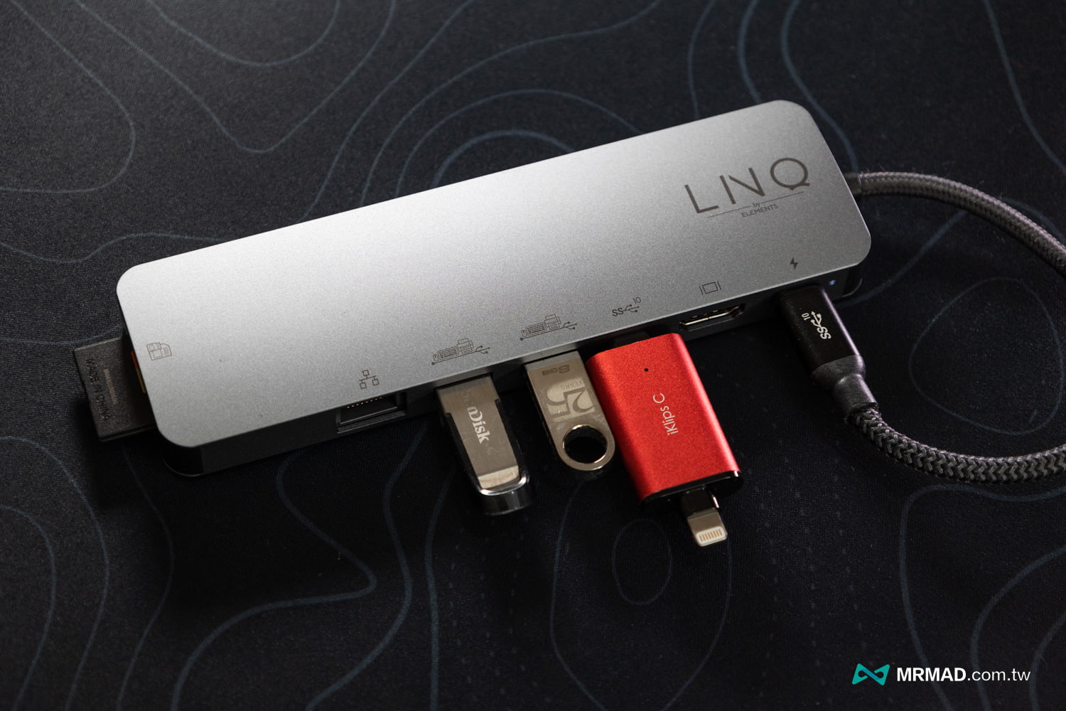 丹麥LINQ 9合1 SSD Pro Studio Hub 集線器開箱15