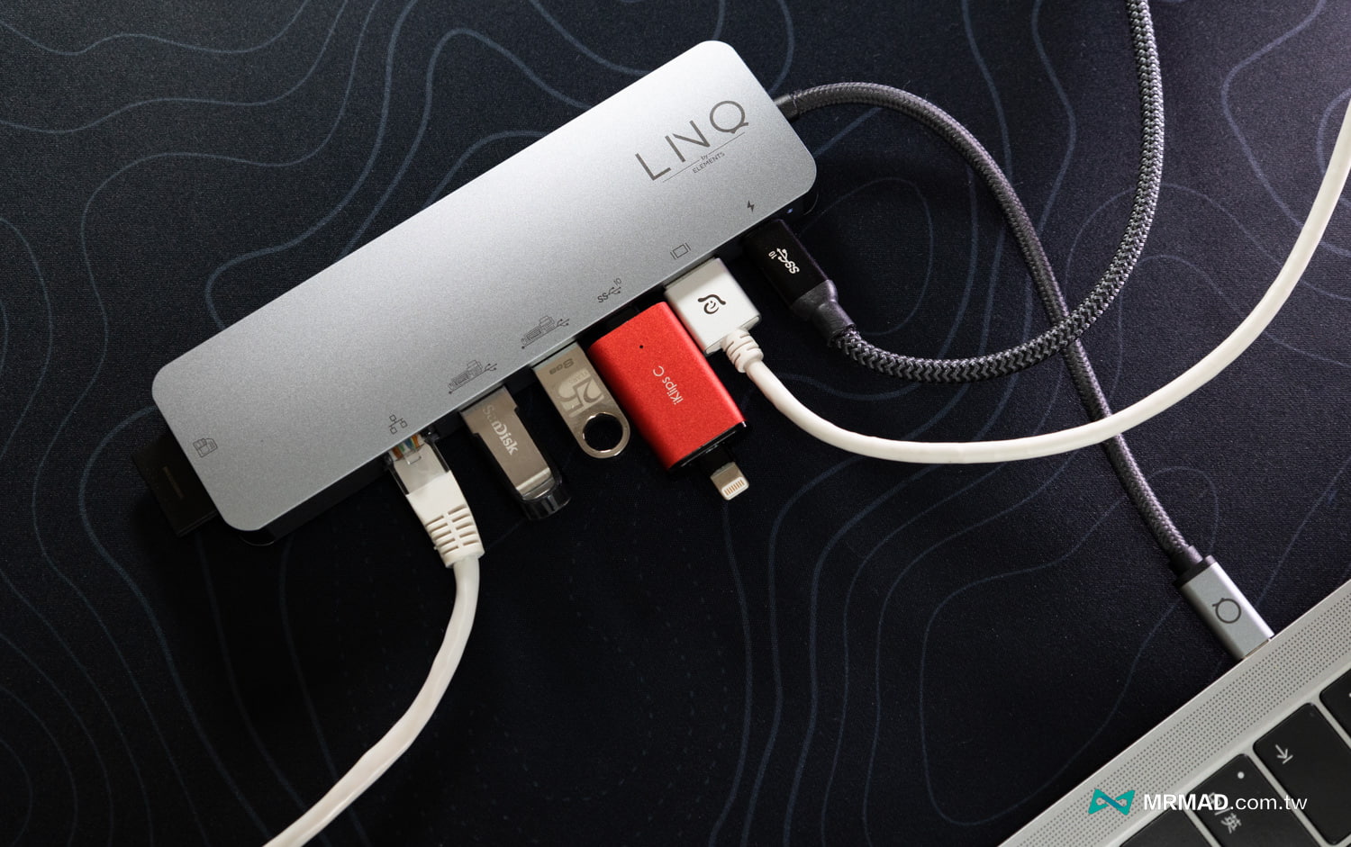 丹麥LINQ 9合1 SSD Pro Studio Hub 集線器開箱19