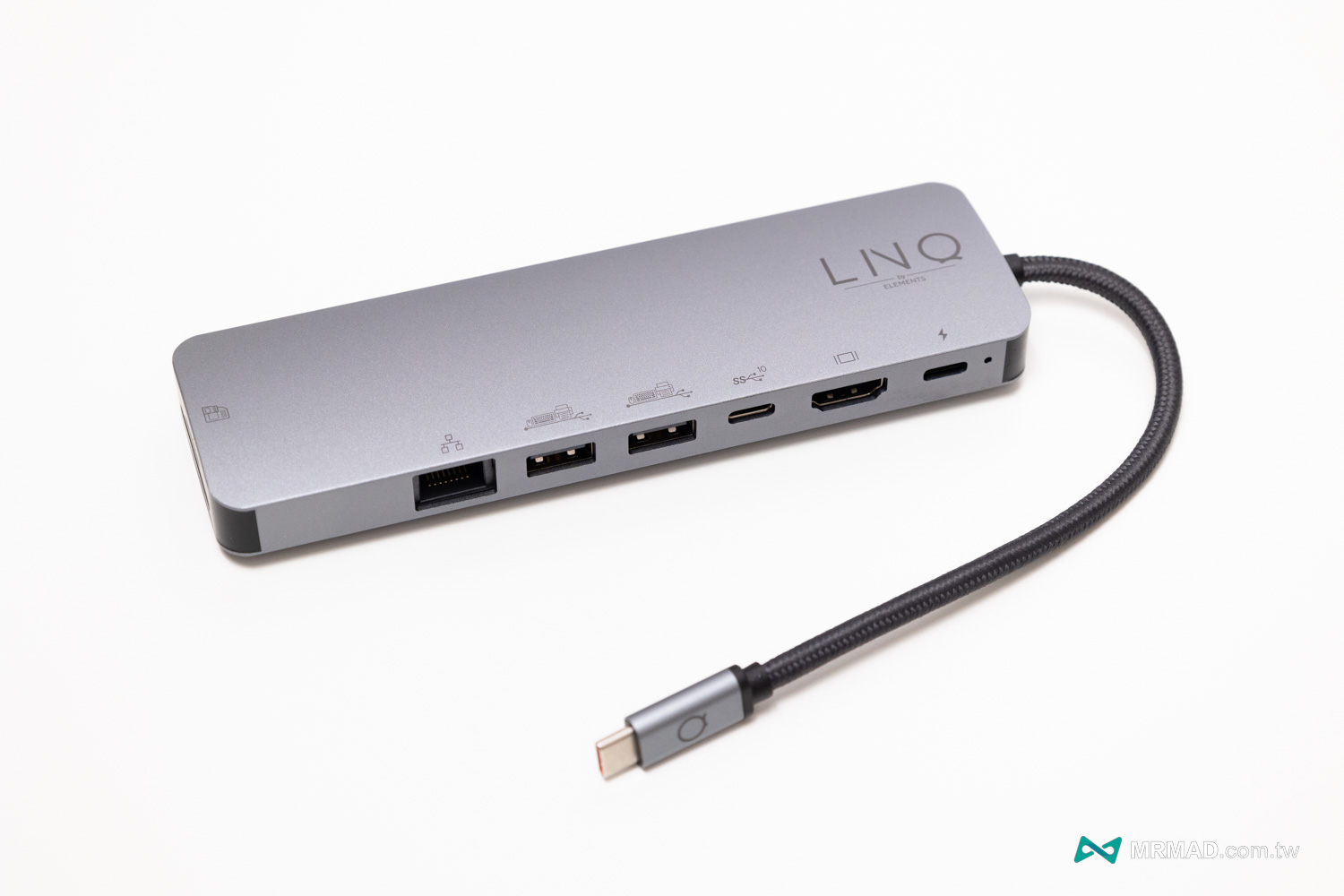 丹麥LINQ 9合1 SSD Pro Studio Hub 集線器開箱4