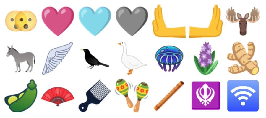 31組全新 Unicode 15 Emoji 表情符號
