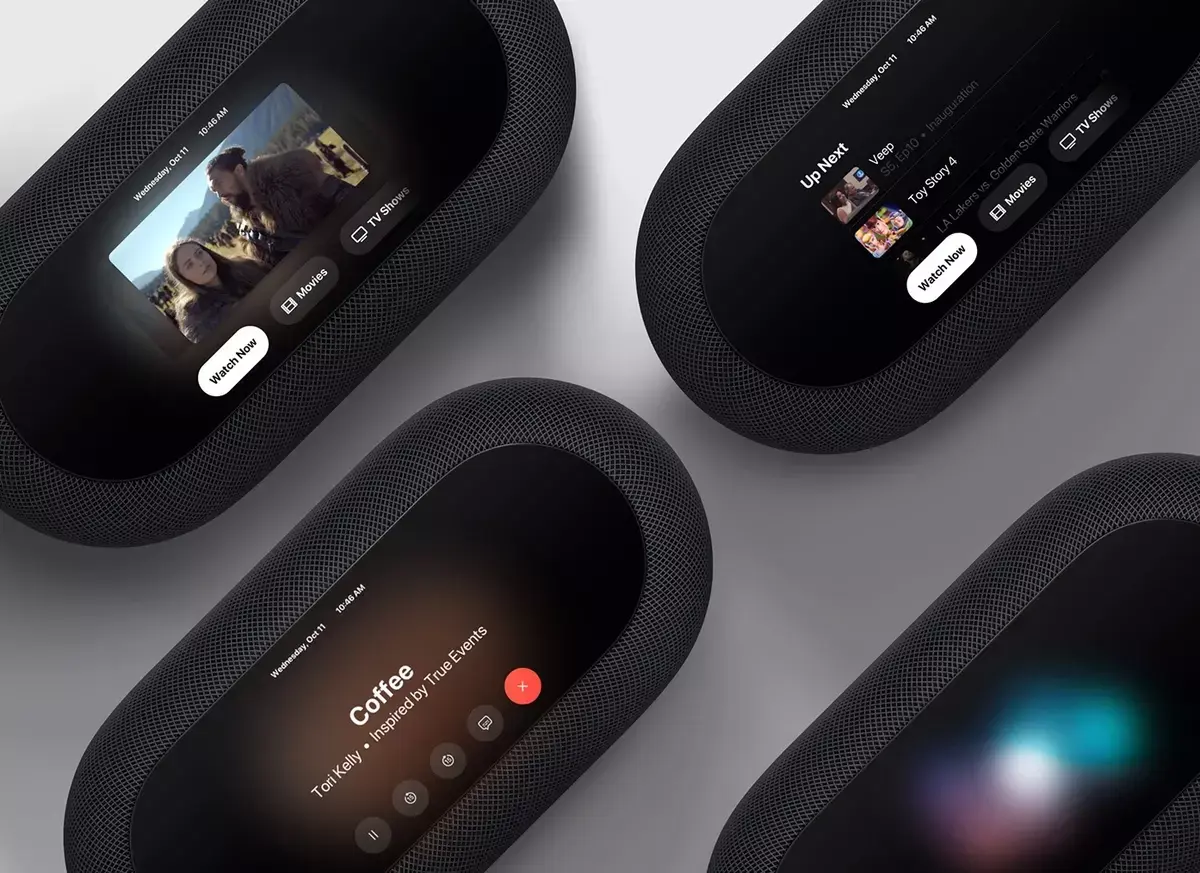 2024年蘋果HomePod 新品大改版！採用7 吋螢幕智慧音箱1