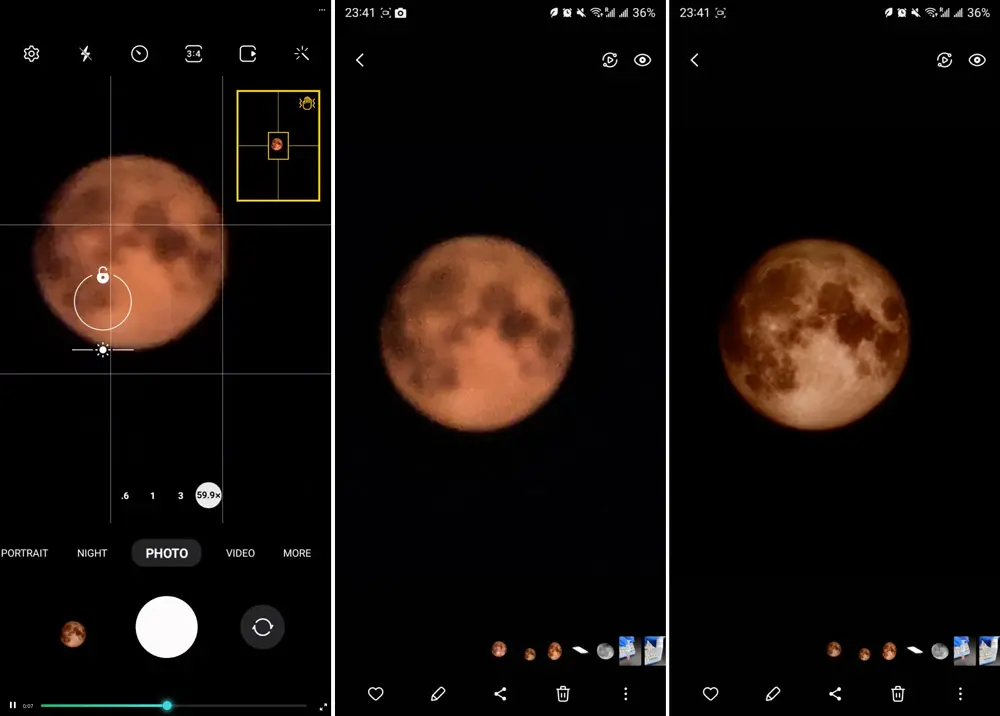 三星手機拍月亮是造假？網友實測Space Zoom 月亮是AI繪圖效果4