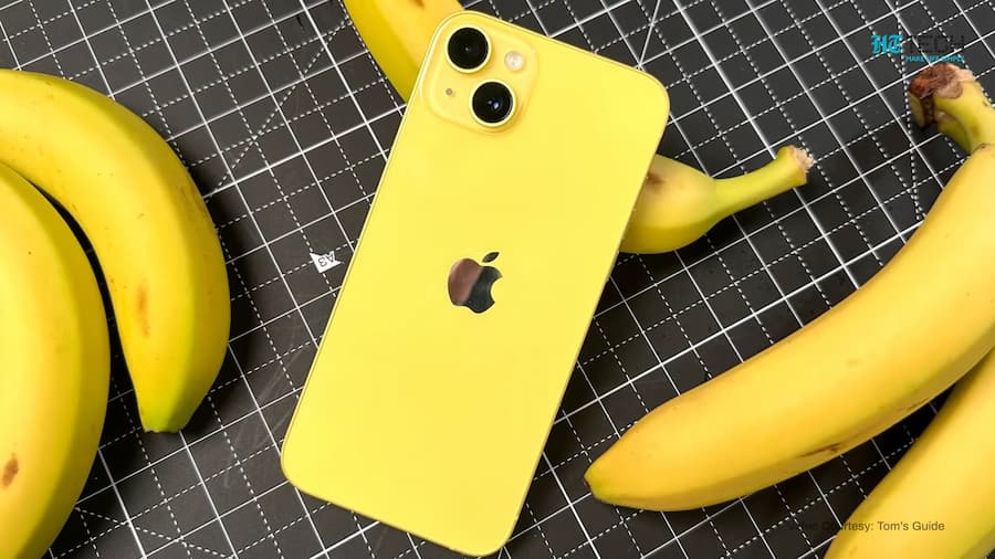 iPhone 14 黃色實機顏色超像香蕉黃