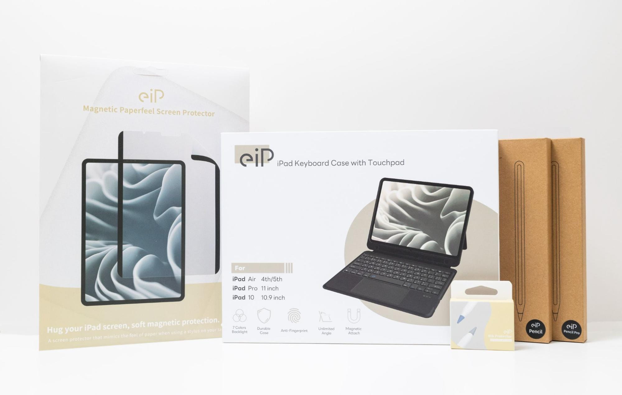 超值iPad配件eiP開箱：磁吸藍芽鍵盤、觸控筆、類紙膜解鎖iPad生產力2