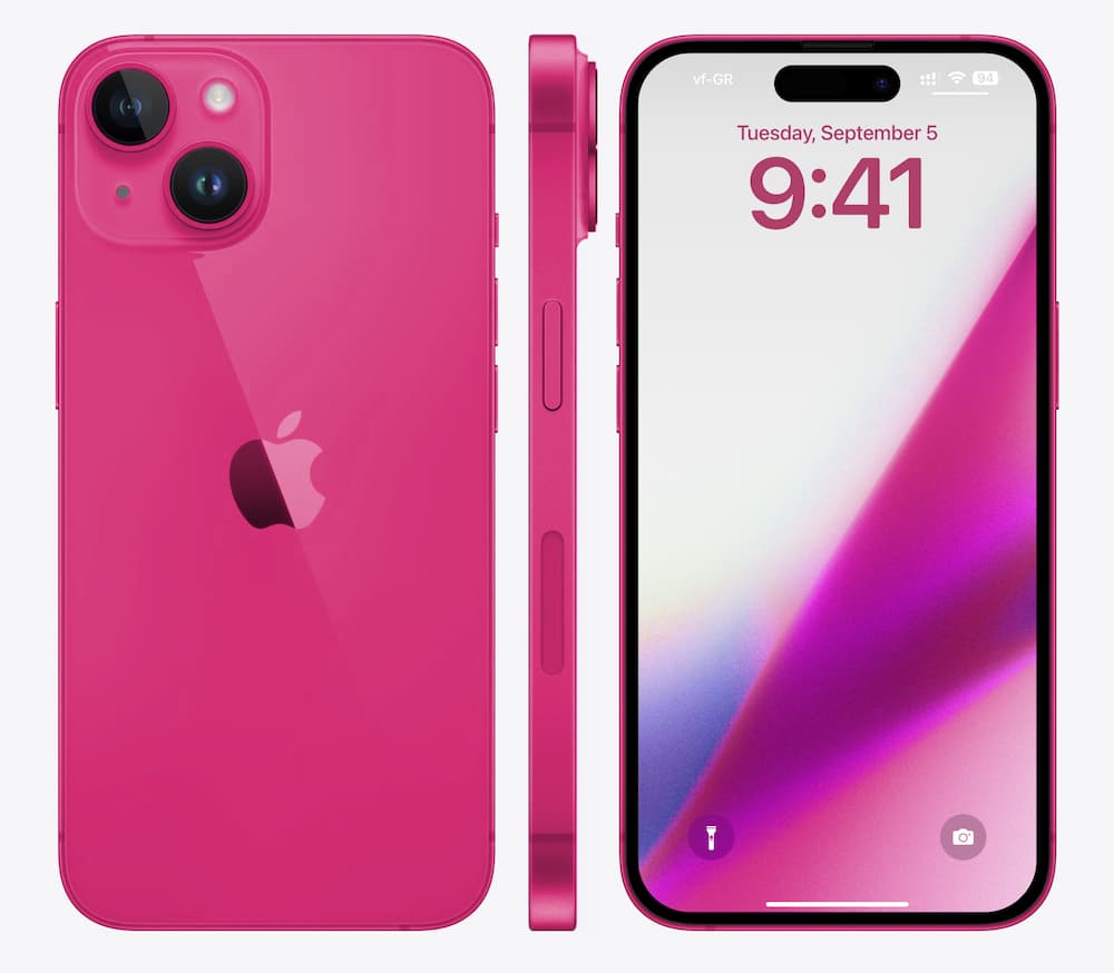 iPhone 15粉紅色預覽圖