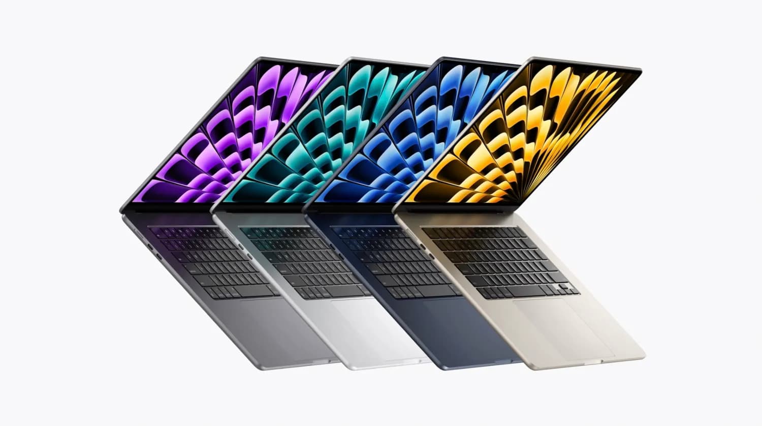 M3 MacBook Air 與 M2 MacBook Air顏色比較