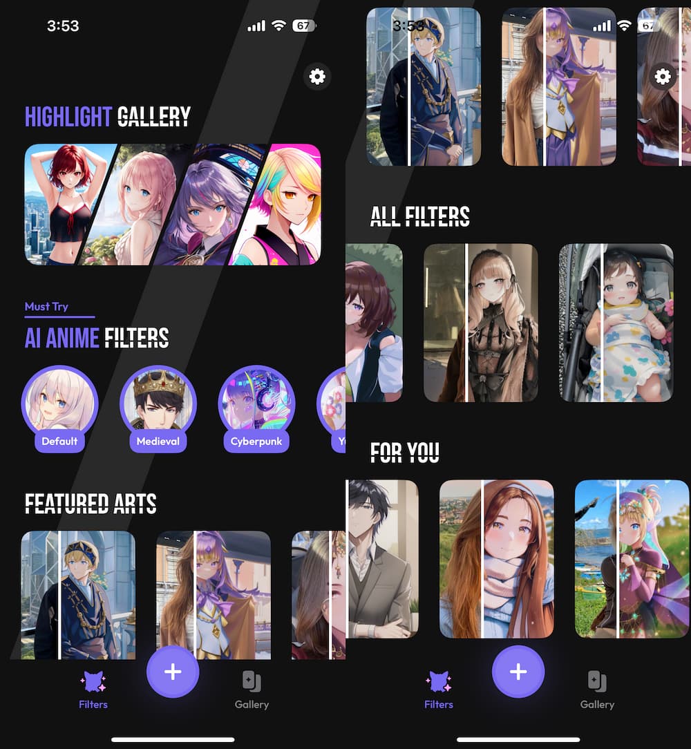 AI Anime Filter 照片轉卡通App教學