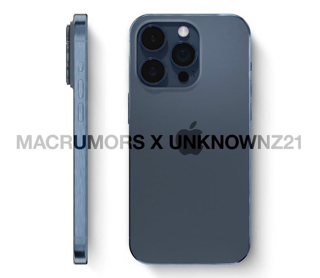 iPhone 15 Pro顏色增添「藍色」配鈦合金外框諜照與細節揭露1