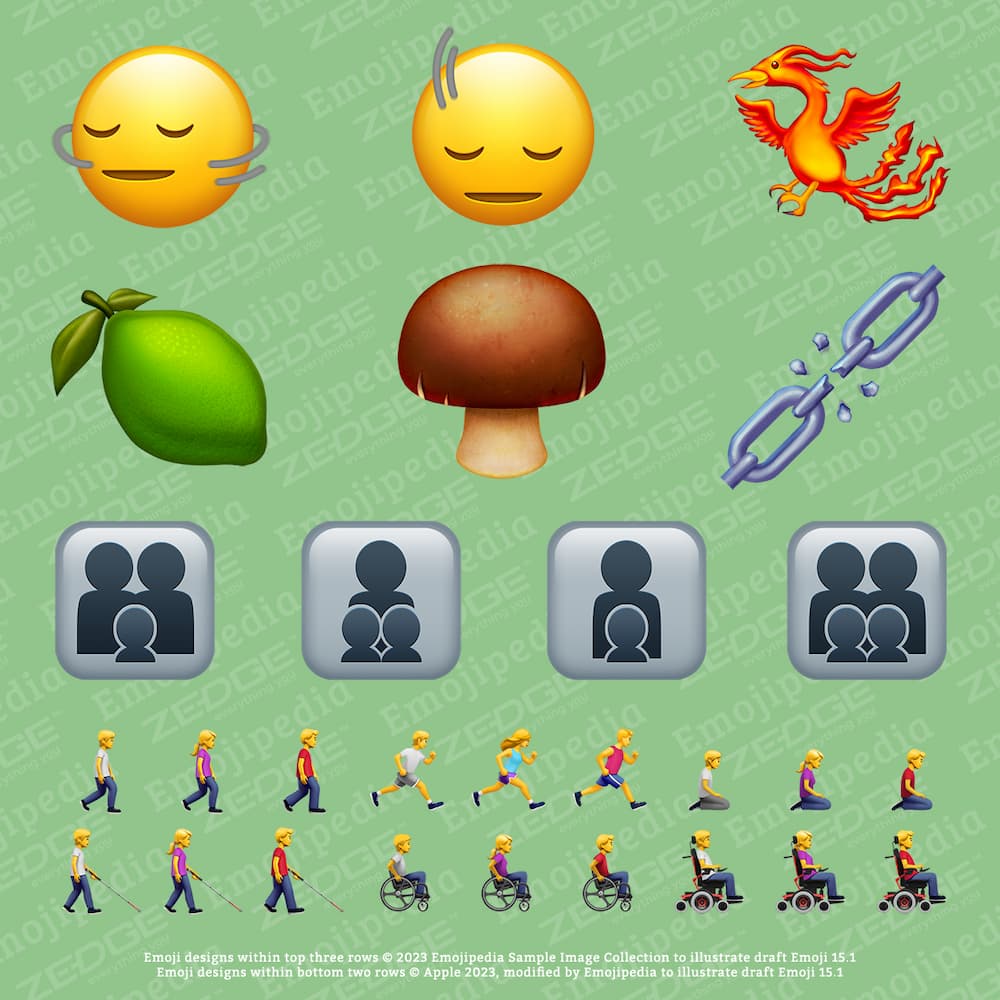 iOS 17 Emoji 表情符號 118 組搶先預覽
