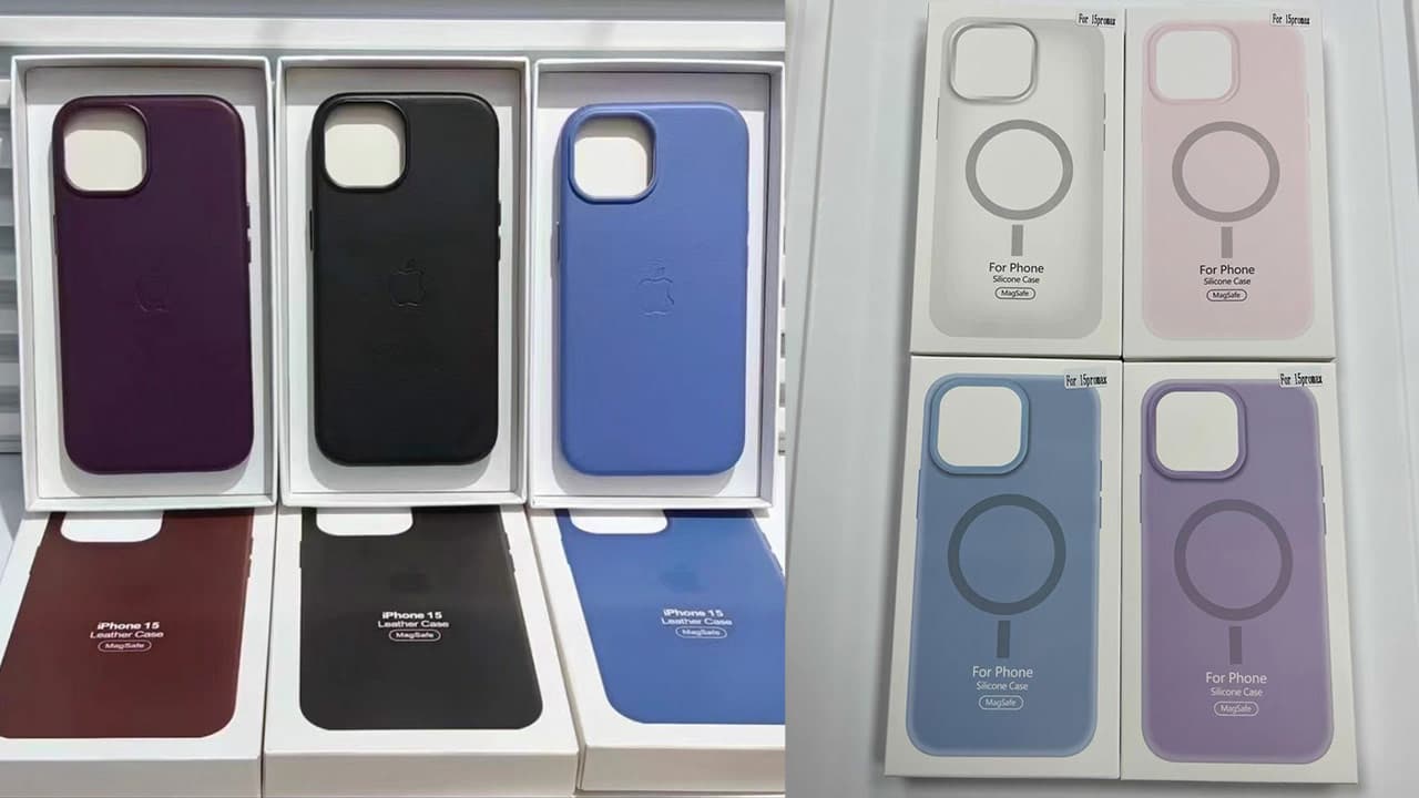 huge leak of iphone 15 pro series cases