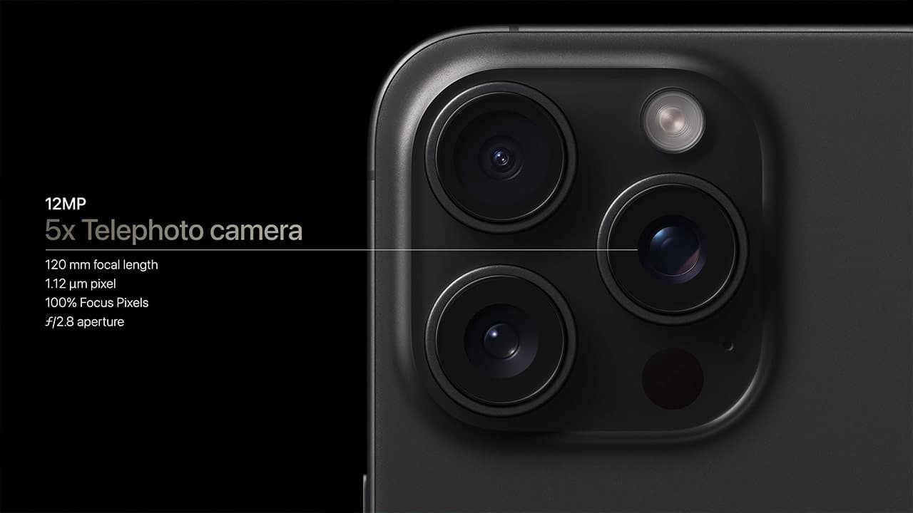 為什麼iPhone 15 Pro Max只用5倍光學變焦？蘋果揭開4個關鍵原因