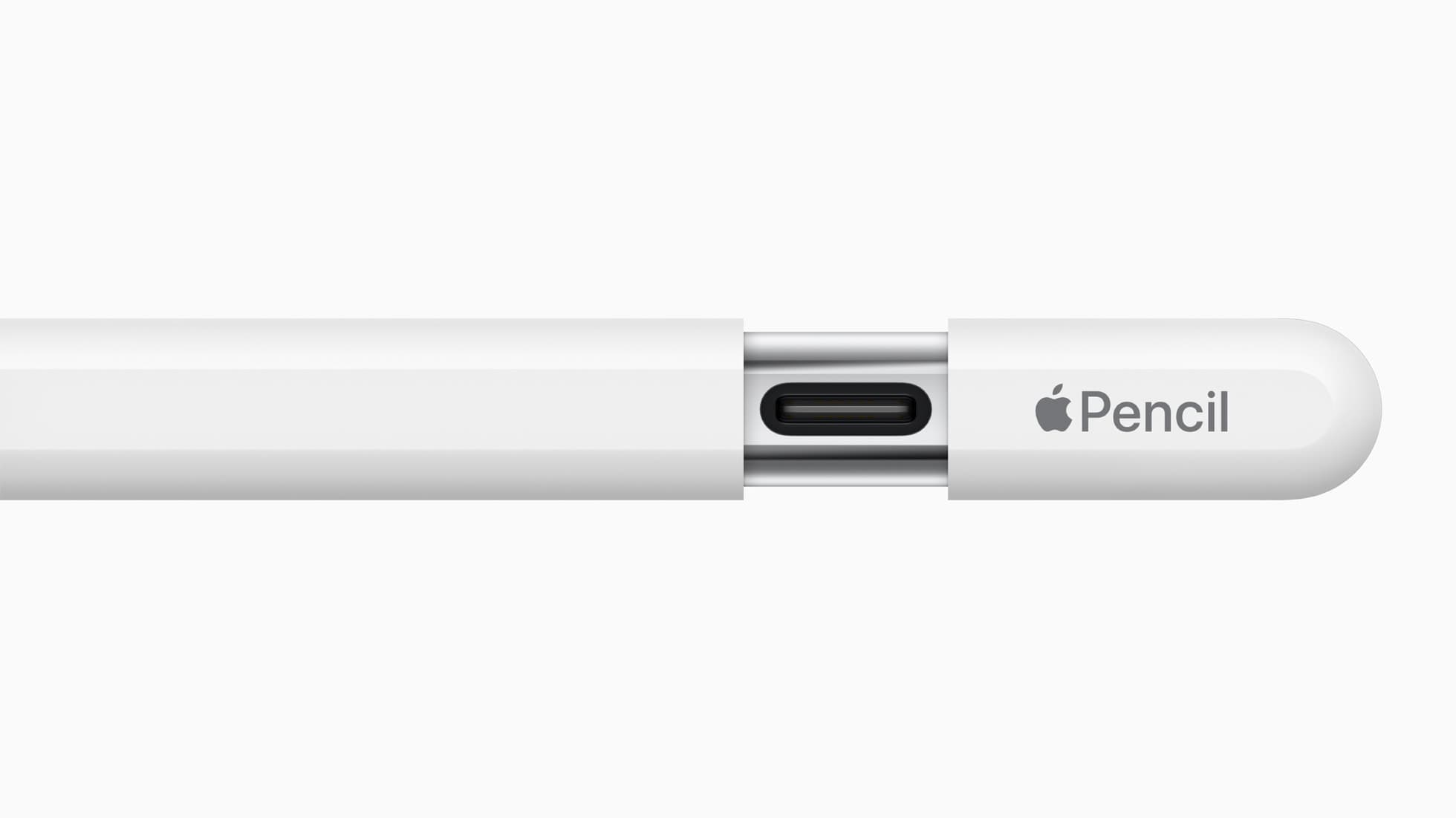 Apple Pencil USB-C 與 Apple Pencil 2代和1代外觀設計差異1