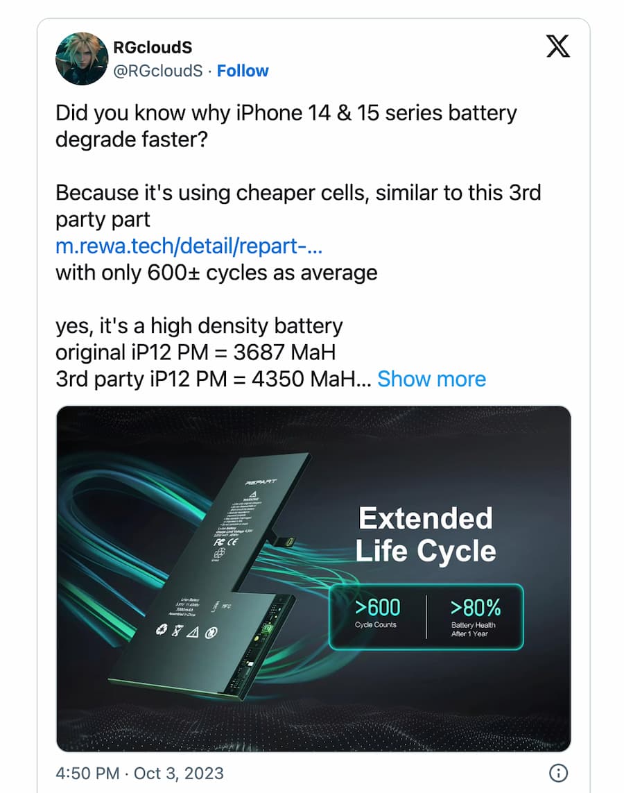 蘋果用行動破解外傳用廉價 iPhone 電池謠言