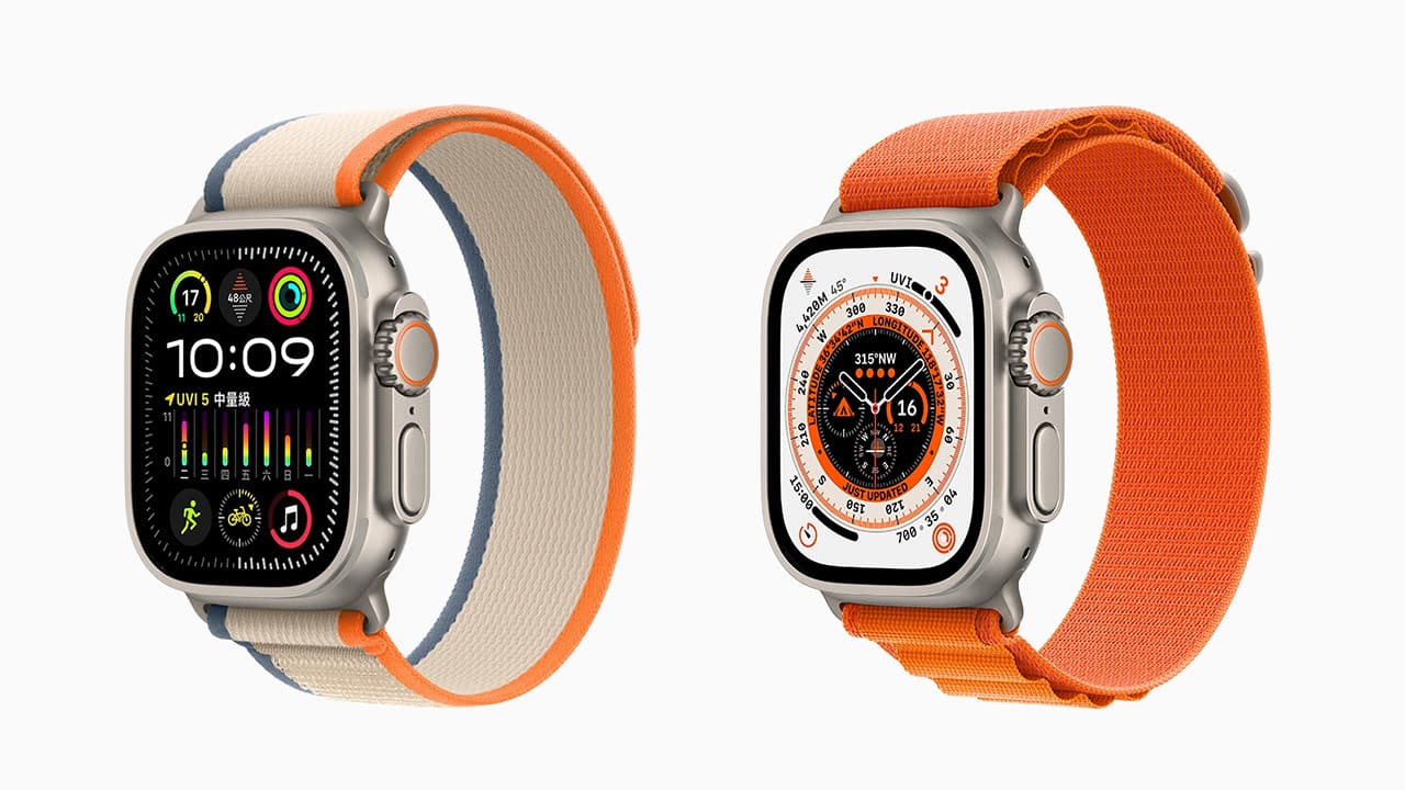 Apple Watch Ultra 2 與 Ultra 1 代螢幕與外觀設計差異