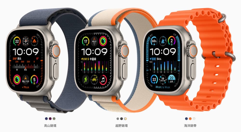 Apple Watch Ultra 2 與 Ultra 1 代錶帶相容差異