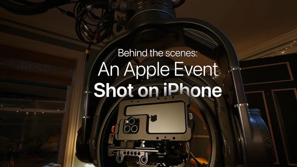 apple event shot on iphone 15 pro behind the scenes 3