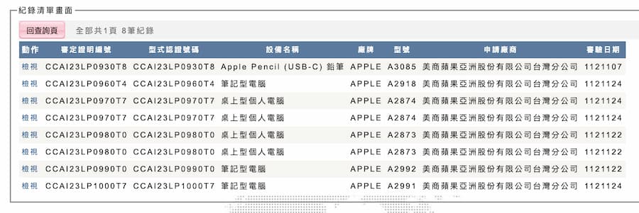台灣蘋果M3版iMac、MacBook Pro通過NCC認證準備上市開賣