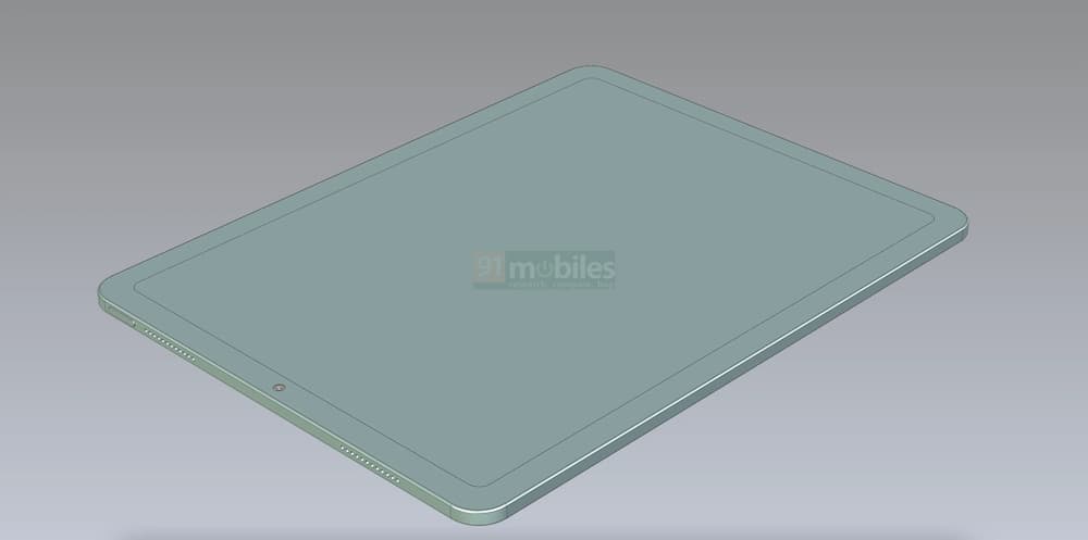 新款 12.9 吋 iPad Air 的 CAD 設計圖曝光外觀設計與變化 1